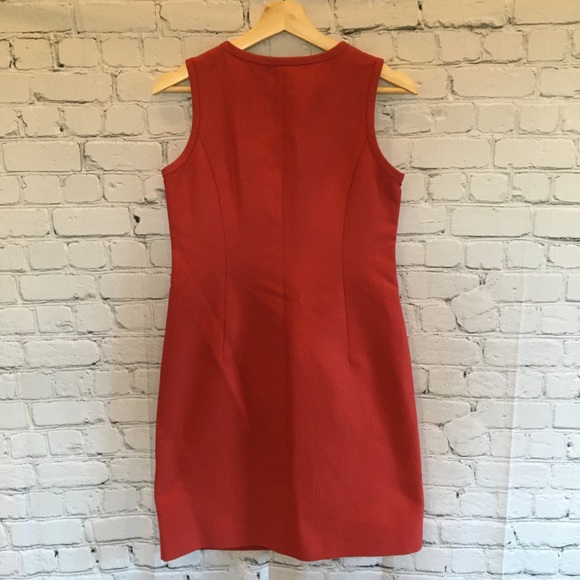 Talbots Dresses & Skirts - *NEW* Talbots Red Shift Sheath Sleeveless Cotton/Silk Dress - Size: (2P)